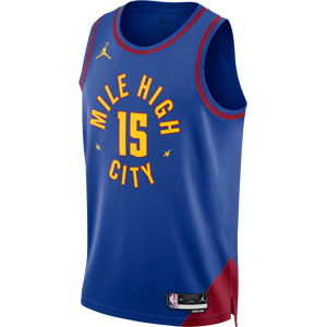 Denver Nuggets Statement Edition Jordan Dri-FIT NBA Swingman-spillertrøje til mænd - blå blå L