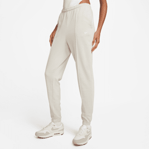 Slanke, højtaljde Nike Sportswear Chill Terry-sweatpants til kvinder - brun brun XL (EU 48-50)