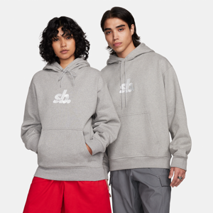 Nike SB Pullover-skaterhættetrøje i fleece - grå grå XL