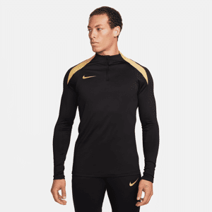 Nike Strike Dri-FIT-fodboldtræningstrøje med 1/2 lynlås til mænd - sort sort XS