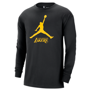 Langærmet Los Angeles Lakers Essential Jordan NBA-T-shirt til mænd - sort sort S