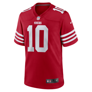 Nike NFL San Francisco 49ers (Jimmy Garoppolo)-fodboldtrøje til mænd - rød rød S