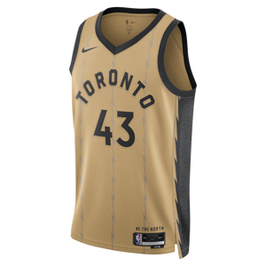 Pascal Siakam Toronto Raptors City Edition 2023/24 Nike Dri-FIT NBA Swingman-trøje til mænd - brun brun M