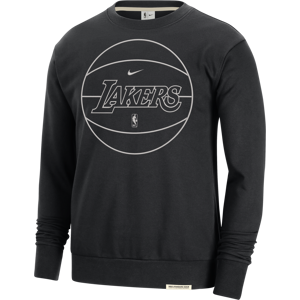 Los Angeles Lakers Standard Issue Nike Dri-FIT NBA-sweatshirt til mænd - sort sort XXL