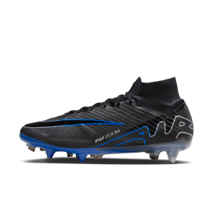 Nike Mercurial Superfly 9 Elite-fodboldstøvler (high-top) til blødt underlag - sort sort 39