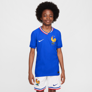 FFF 2024/25 Match Home Nike Dri-FIT ADV Authentic-fodboldtrøje til større børn (herrehold) - blå blå XL