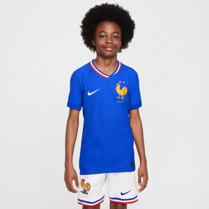 FFF 2024/25 Match Home Nike Dri-FIT ADV Authentic-fodboldtrøje til større børn (herrehold) - blå blå S