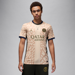 Paris Saint-Germain 2023/24 Stadium Fourth Jordan Dri-FIT Replica-fodboldtrøje til mænd - brun brun S