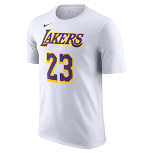 Los Angeles Lakers Nike-NBA-T-shirt til mænd - hvid hvid S