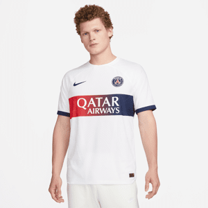Paris Saint-Germain 2023/24 Match Away Nike Dri-FIT ADV-fodboldtrøje til mænd - hvid hvid S