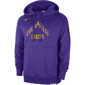 Los Angeles Lakers Standard Issue 2023/24 City Edition Nike NBA Courtside-hættetrøje til mænd - lilla lilla XL