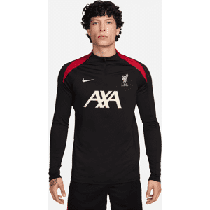 Liverpool FC Strike Nike Dri-FIT-fodboldtræningstrøje til mænd - sort sort 3XL