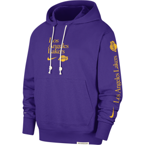 Los Angeles Lakers Standard Issue Courtside Nike Dri-FIT NBA-hættetrøje til mænd - lilla lilla XXL