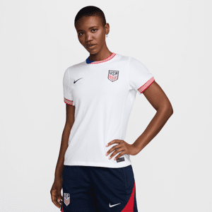 USMNT 2024 Stadium Home Nike Dri-FIT Replica-fodboldtrøje til kvinder - hvid hvid XL (EU 48-50)