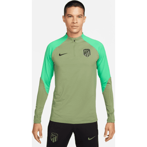 Maskinstrikket Atlético de Madrid Strike Nike Dri-FIT-fodboldtræningstrøje til mænd - grøn grøn S