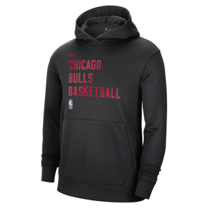 Chicago Bulls Spotlight Nike Dri-FIT NBA-pullover-hættetrøje til mænd - sort sort XXL