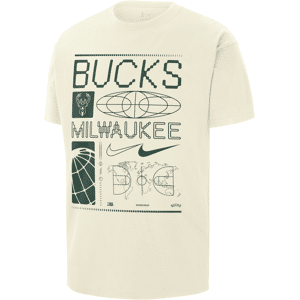 Milwaukee Bucks Nike NBA Max90-T-shirt til mænd - hvid hvid XXL