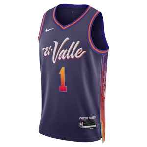 Devin Booker Phoenix Suns City Edition 2023/24 Nike Dri-FIT NBA Swingman-trøje til mænd - lilla lilla XS