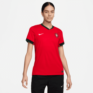 Portugal 2024/25 Stadium Home Nike Dri-FIT Replica-fodboldtrøje til kvinder (herrehold) - rød rød M (EU 40-42)