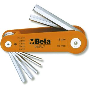 Beta Tools unbrakonøglesæt 96/PL7 krom