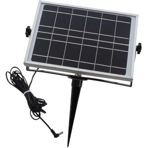 Eurotrail solpanel til camping 25,5x16x10 cm sort