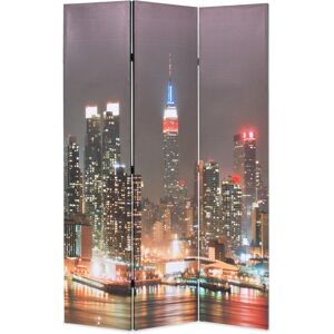 vidaXL foldbar rumdeler 120 x 170 cm New York by Night