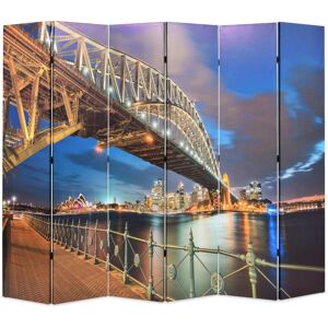 vidaXL foldbar rumdeler 228 x 170 cm Sydney Harbour Bridge