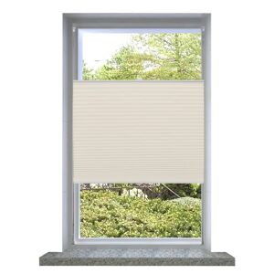 vidaXL Plisseret blind 50x125 cm creme