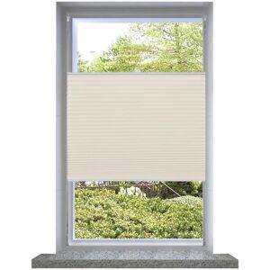 vidaXL Plisseret blind 70x100 cm creme