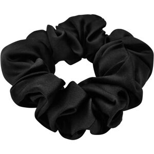 Lenoites Mulberry Silk Scrunchie, Black