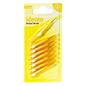 Idento Pocket Brush 8 x 0,7mm (Gul)