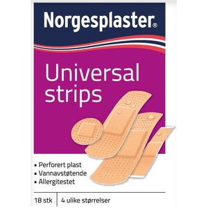 Norgesplaster Universal Strips   18 stk.