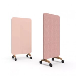 Lintex Mood Fabric Mobile, Farve Naive 640 / Synergy LDP74 (Pink), Fod/hjul-sæt Ek / Svarta hjul, Størrelse B100 x H196 cm