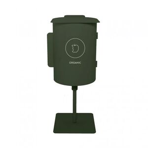 TreCe Affaldsbeholder Birdie - Single, Udførelse Organic - 43 L, Farve Skogsgrön