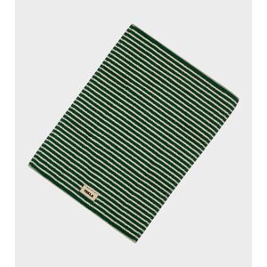 Tekla Bath Mat 50x70 Teal Green Stripes 50x70