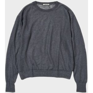 Auralee Kid Mohair Sheer Knit P/O Dark Grey 4