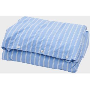 Tekla Percale Duvet 140x200 Island Blue Stripes 140X200