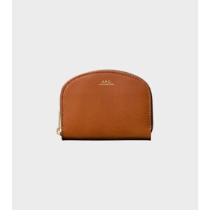 A.P.C Demi Lune Compact Wallet Noisette ONESIZE