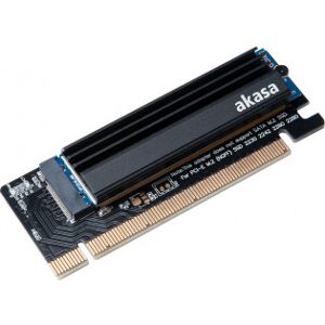 Akasa M.2 Ssd Til Pcie-Adapterkort Med Køleprofil