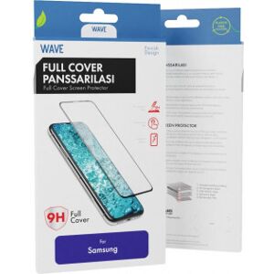 Wave Full Cover Beskyttelsesglas, Samsung A13 5g, Sort