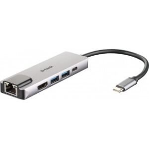 D-Link Dubm520 5i1 Usbc 3.0hub Hdmi/ethernetadapter