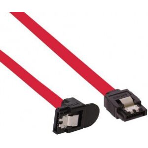 Cablexpert Sata Iii -Kabel, 90°, 50 Cm, Rød