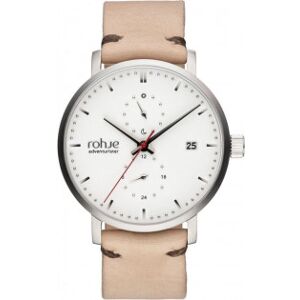 Rohje Rådventure White -Ur, 40 Mm, Læderrem