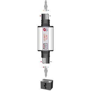 OPTIMATE Advarselslampe til opladningsstatus, til bly-/syrebatterier, 12,5 V