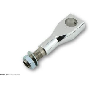 Ritz Alu-Riser Big Bone flad stil, poleret, 40 mm, 1 1/4 tommer, med indvendig kabel guide