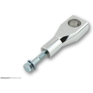 Ritz Alu-Riser Big Bone flad stil, poleret, 40 mm, 1 1/4 tommer