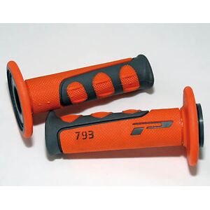 PROGRIP Styr greb 793, Cross, grå/orange, til 7/8 tommer styr, lukket