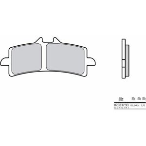 Brembo S.p.A. Carbon keramiske bremseklodser - 07BB37RC