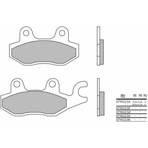 Brembo S.p.A. Carbon keramiske vejbremseklodser - 07YA2206