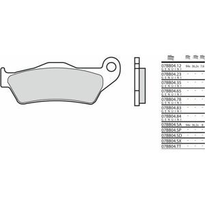 Brembo S.p.A. Carbon keramiske bremseklodser - 07BB04CC